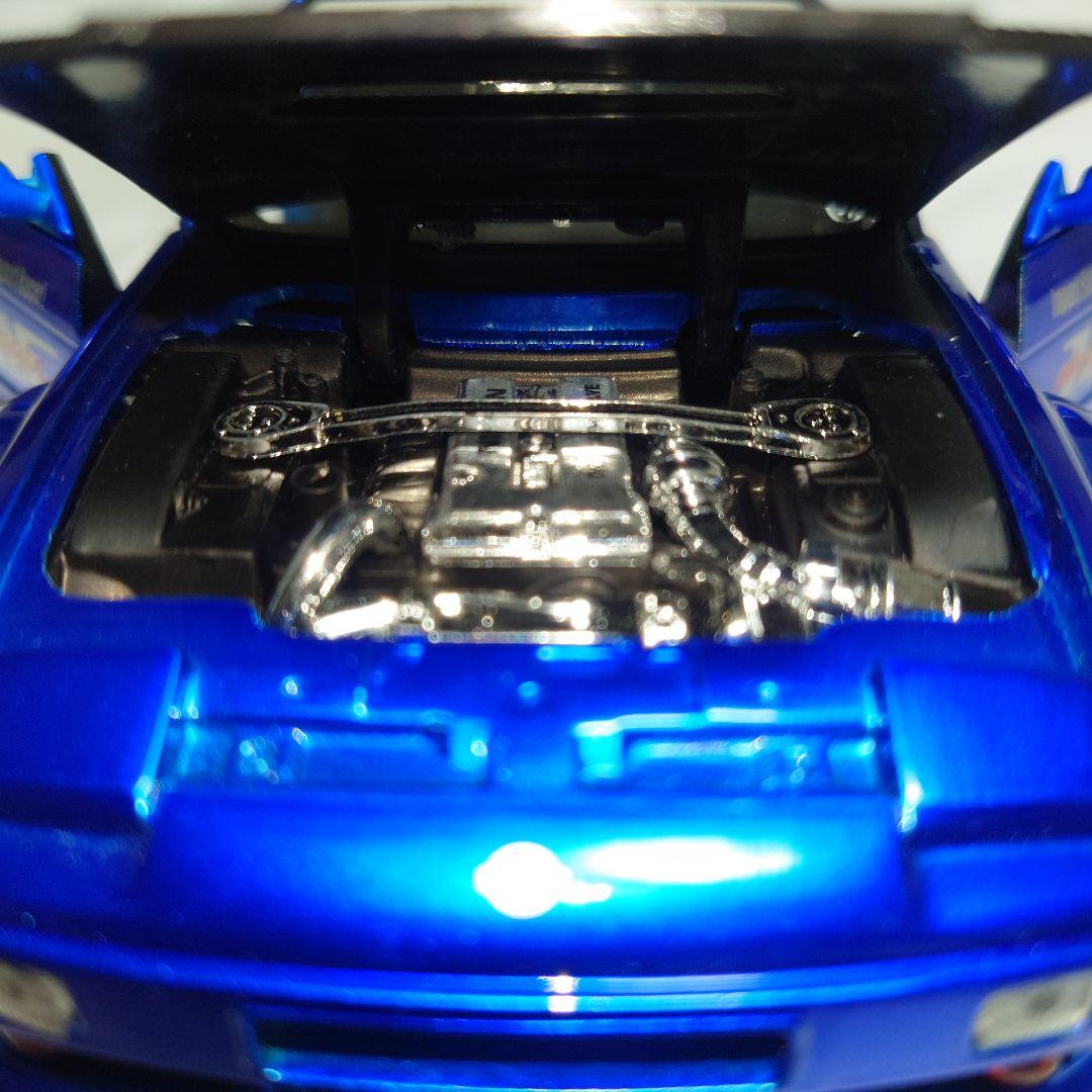 ルース品 Nissan RPS13 240SX 青 1/24 ミニカー JADA
