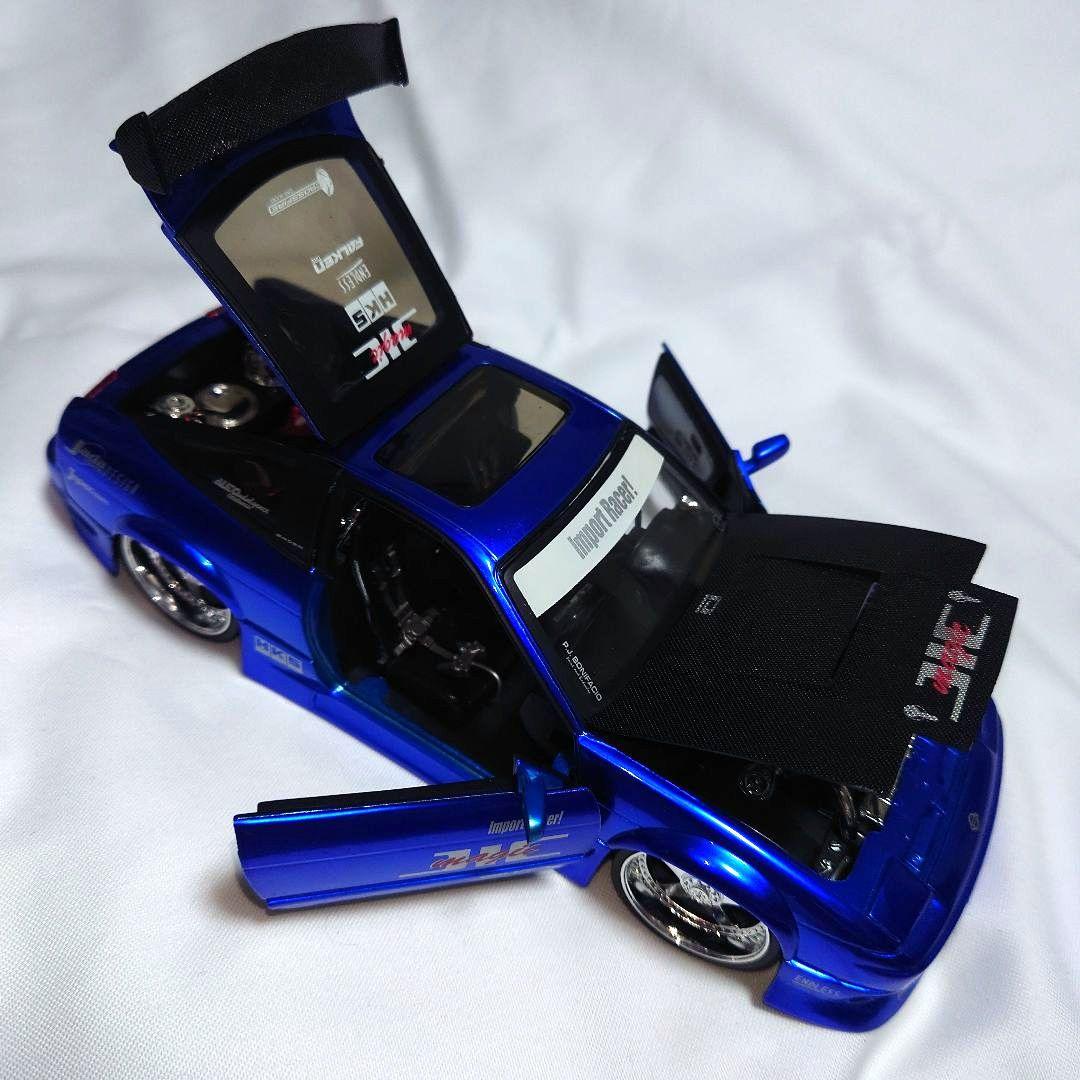 ルース品 Nissan RPS13 240SX 青 1/24 ミニカー JADA