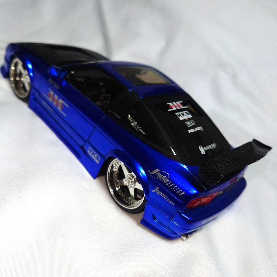 ルース品 Nissan RPS13 240SX 青 1/24 ミニカー JADA