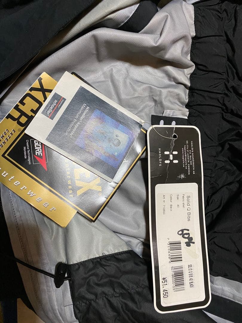 ホグロフス スノービブパンツ ゴアテックス　新品未使用タグ付き