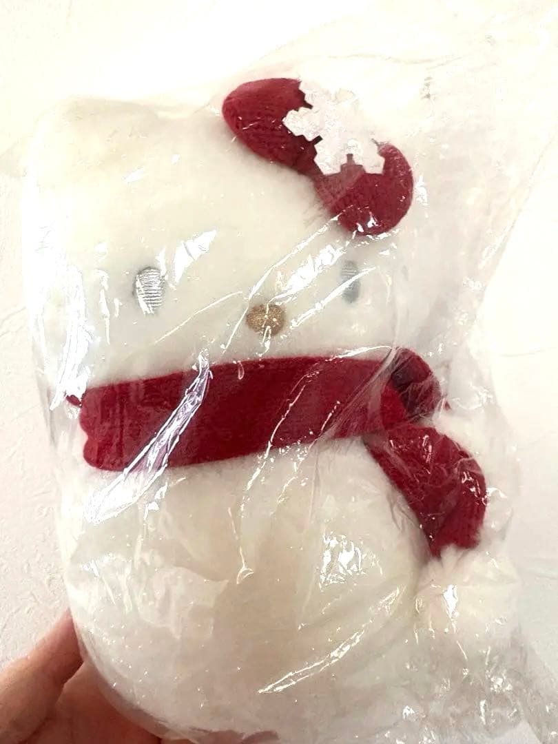 タグ付き・未使用】2000年 冬限定 雪だるまキティ ご当地 レア ぬいぐるみ