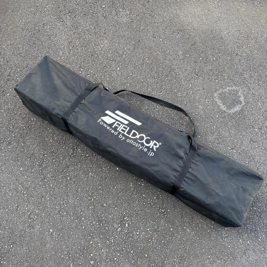 美品 FIELDOOR タープテント オレンジ トップカバー付き♪