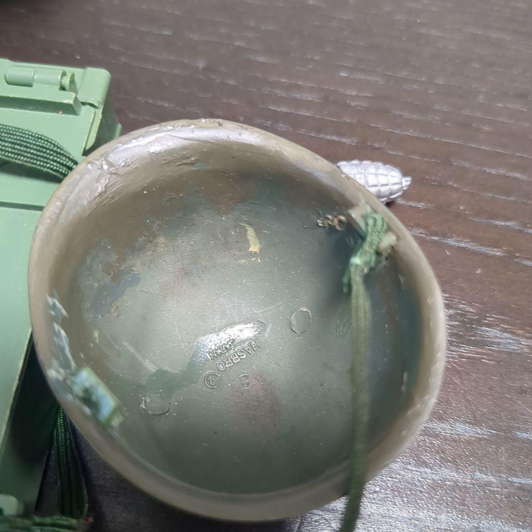 60年代　GIJOE GIジョー 無線機　背嚢　手榴弾 ガーランドライフルなど