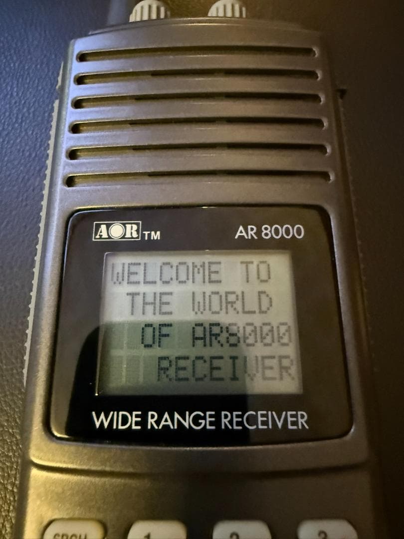 ワイドレンジレシーバー AOR AR8000 + ロッドアンテナ RH789 等