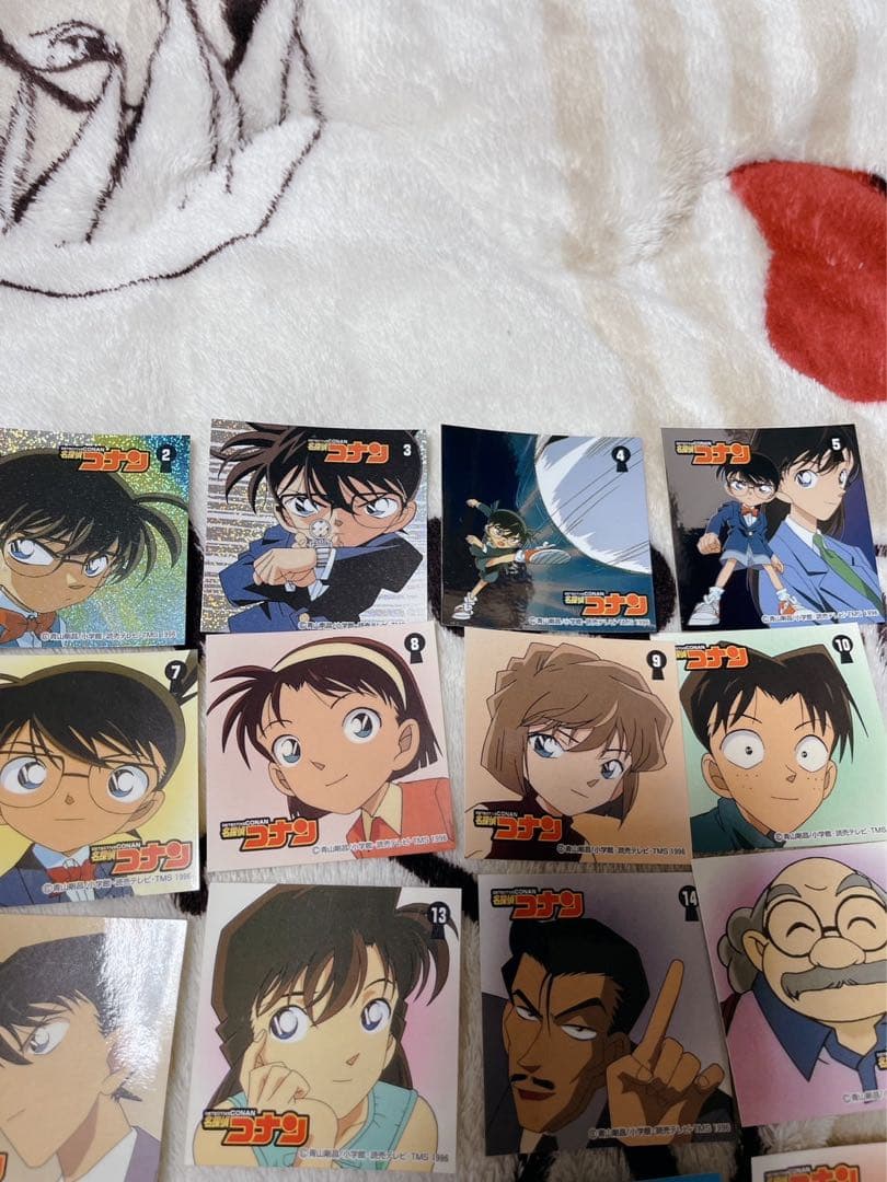 ◎24 名探偵コナン　コナン　シール　ステッカー　工藤新一　灰原哀　毛利蘭