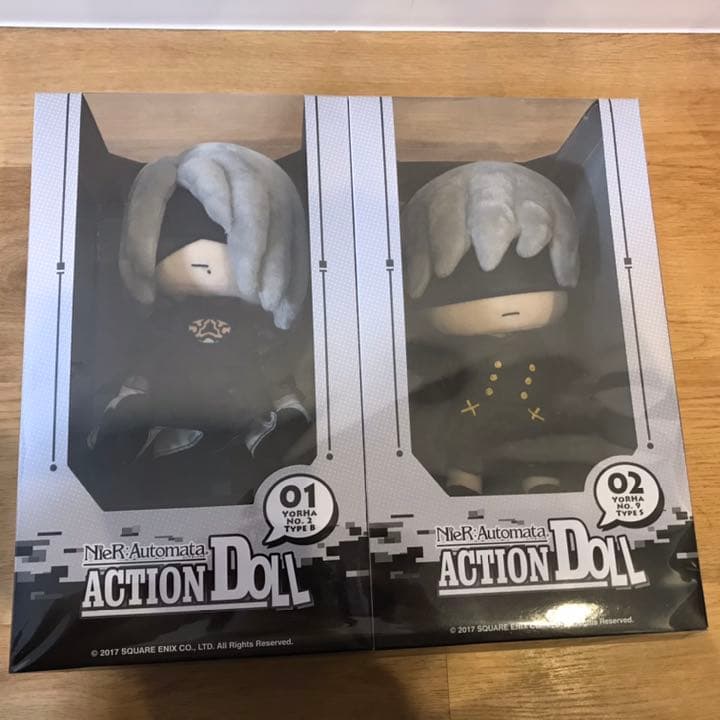 ニーアオートマタ　NieR アクションドール　ヨルハ　2B 9S ぬいぐるみ