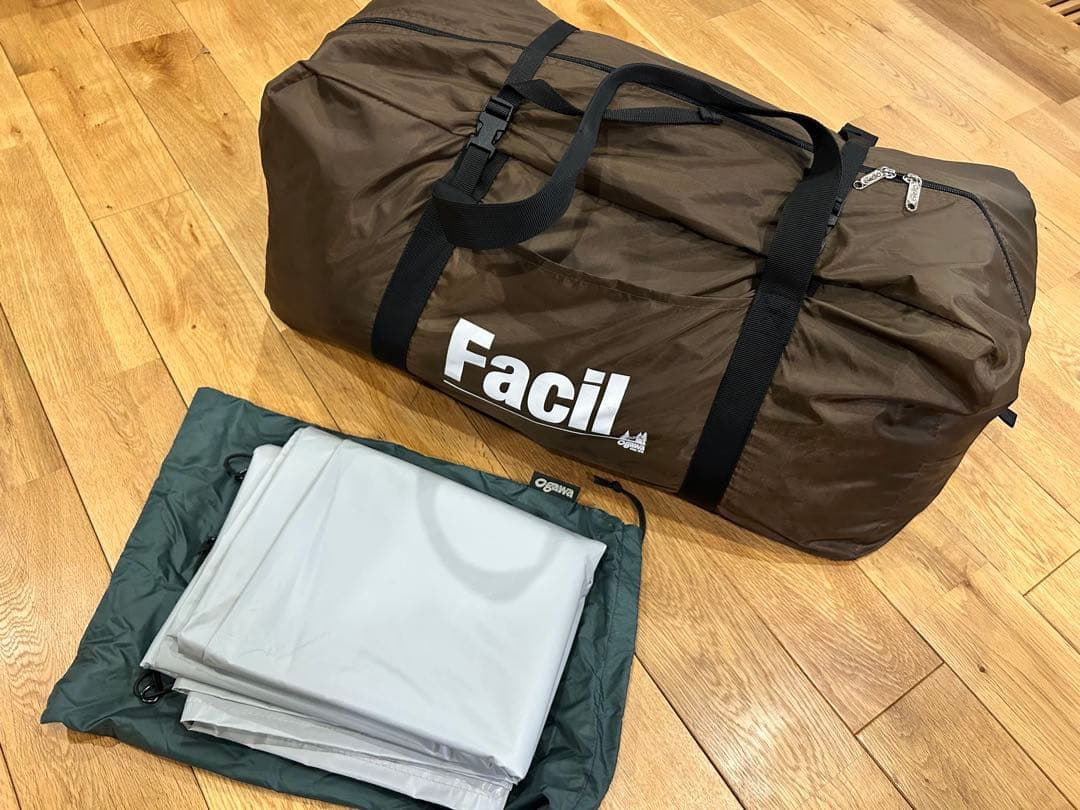 オガワ　ファシル　専用PVCグランドシート　セット