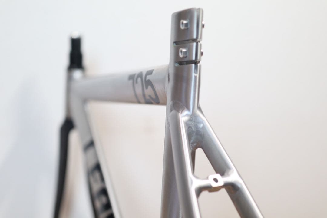 ★ LEADER BIKE リーダーバイク725 ピスト フレーム ブルーラグ