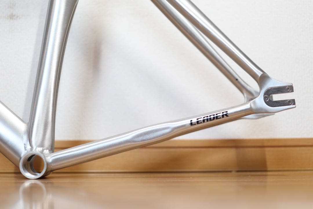 ★ LEADER BIKE リーダーバイク725 ピスト フレーム ブルーラグ