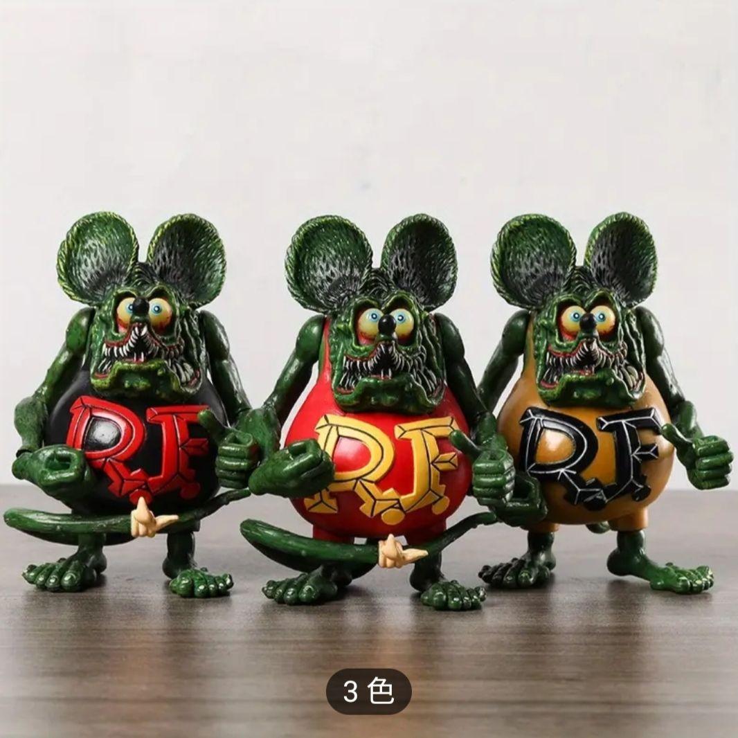 はぁ♡ 新品未開封　ラットフィンク　フィギュア　手足可動式　5体セット