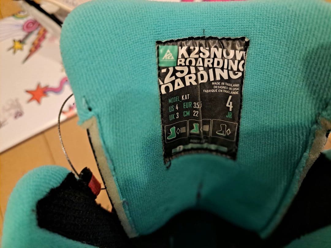 キッズスノーボード3点セット120cm K2 MINI TURBO ブーツ付き