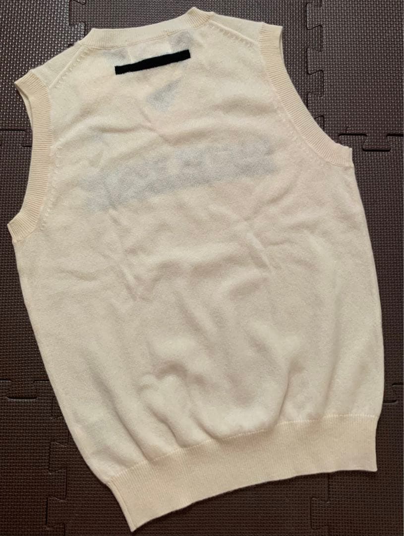 再再再値下げタグ付！MASTER BUNNYEDITION カシミヤベスト