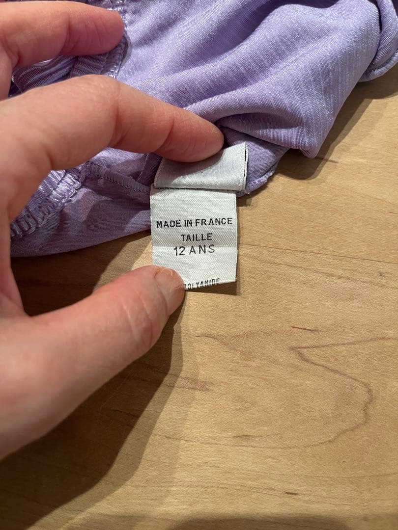 フランス製Repetto 子供用キャミソールレオタード　サイズ12