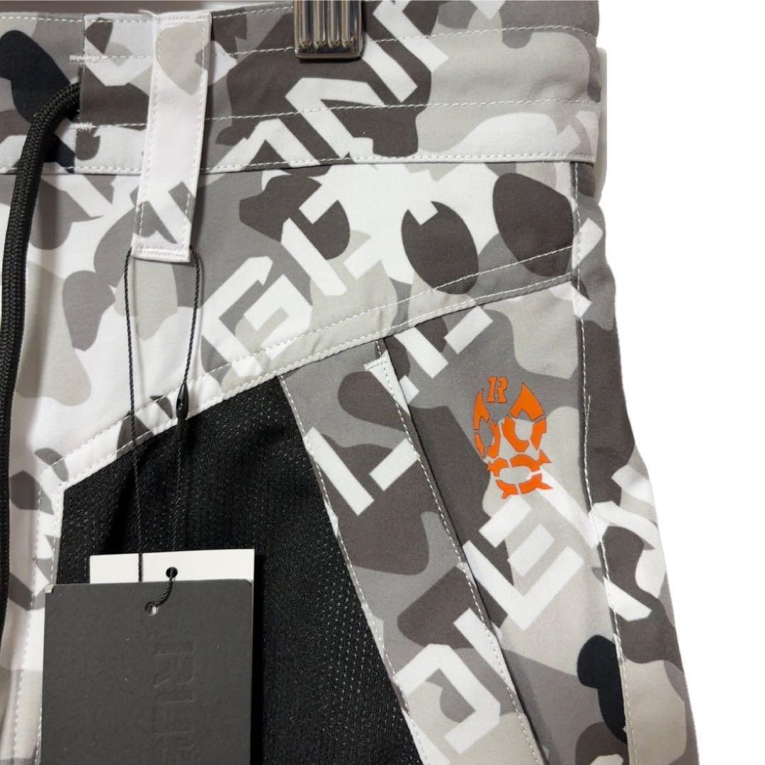 ラッセルノ ゴルフ リフレクター ロゴ SS モックネック セットアップ M