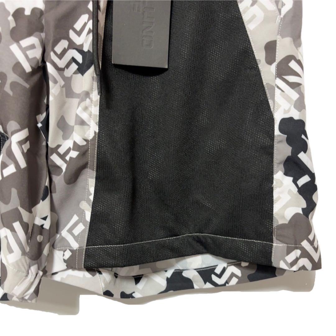 ラッセルノ ゴルフ リフレクター ロゴ SS モックネック セットアップ M