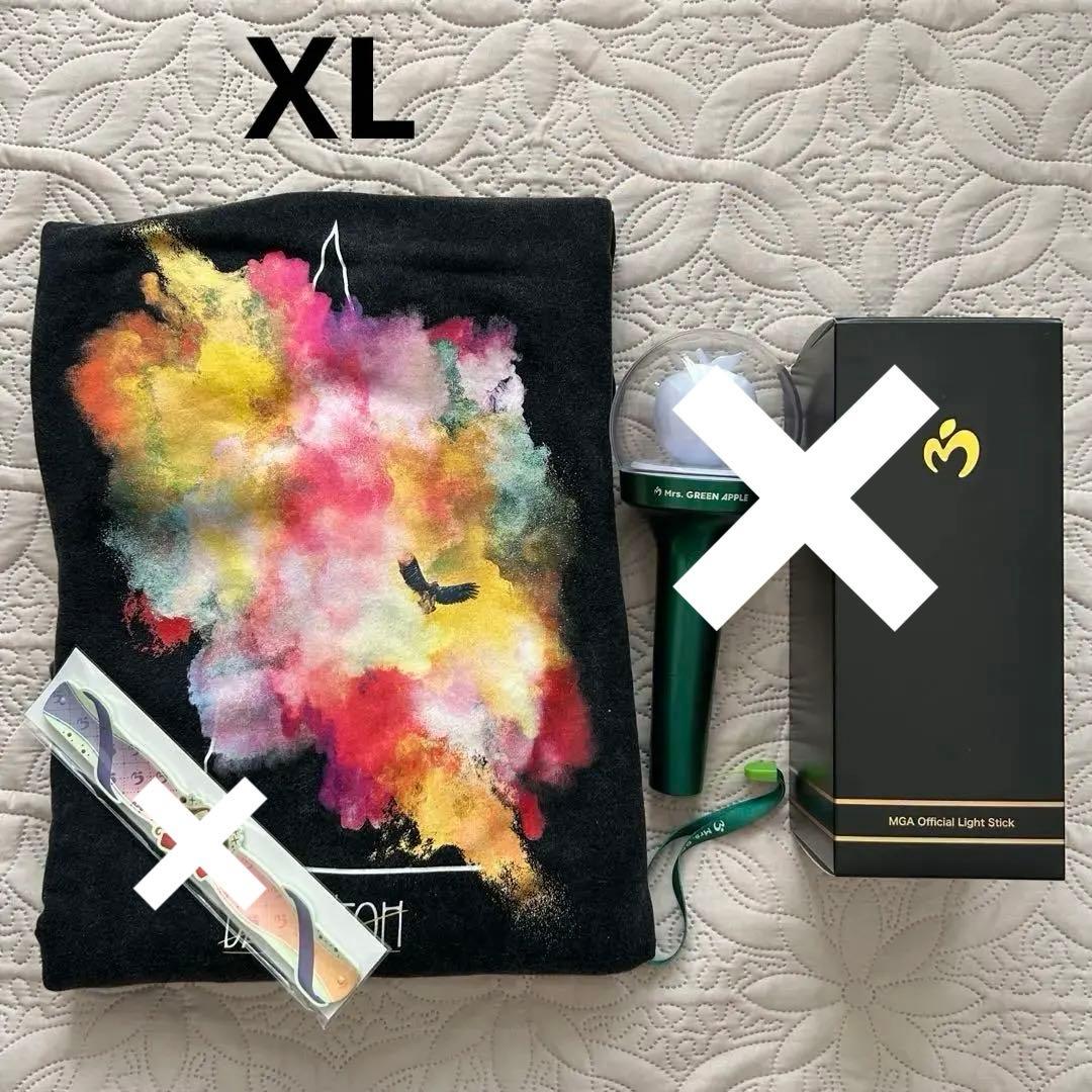 Mrs. GREEN APPLE バベルの塔 フーディ　XL