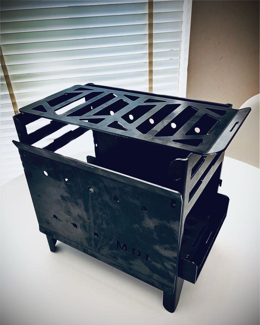 M.O.L 焚き火台 M＋グリル台＋ロストル＋串台付きセット