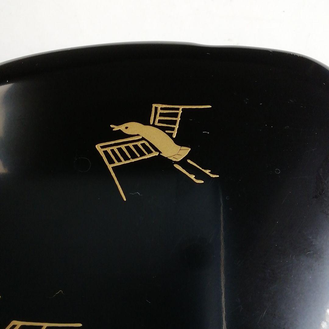 Ｔ９２９　棗　『波千鳥蒔絵』『一閑棗』『竹内幸斎 作』　共箱　茶道具