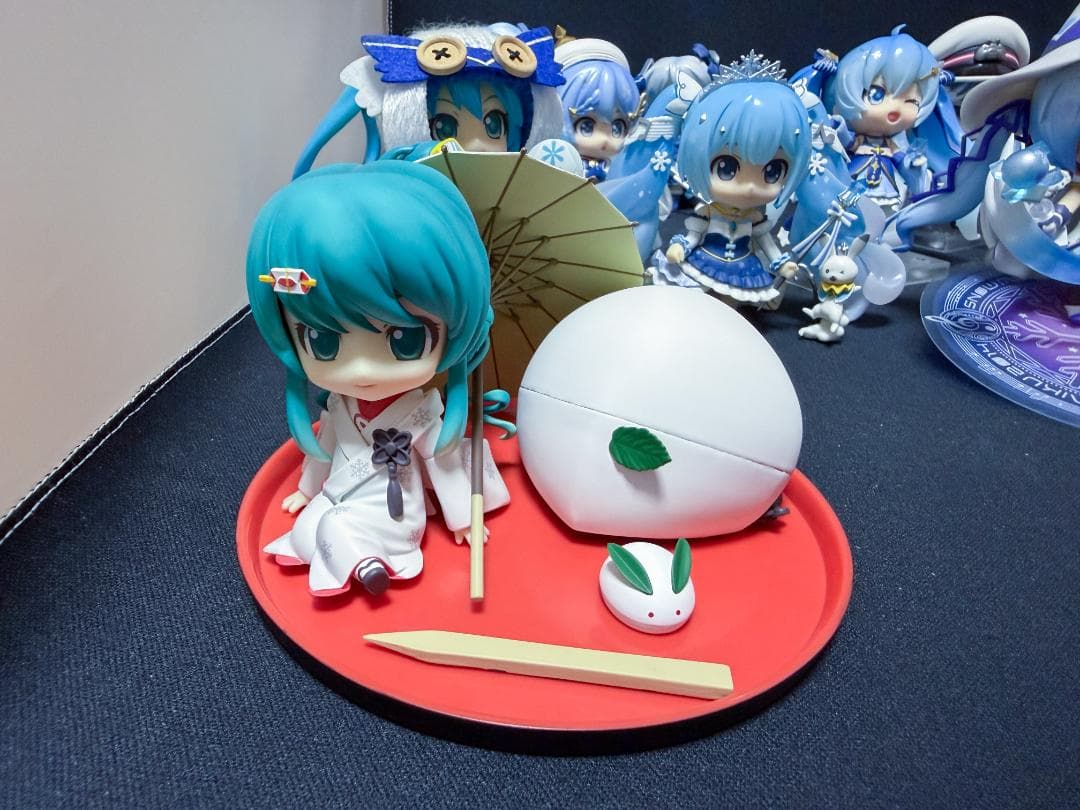 中古 ねんどろいど 雪ミク 2010～2023年 14点 + 2点 冬木小袖等