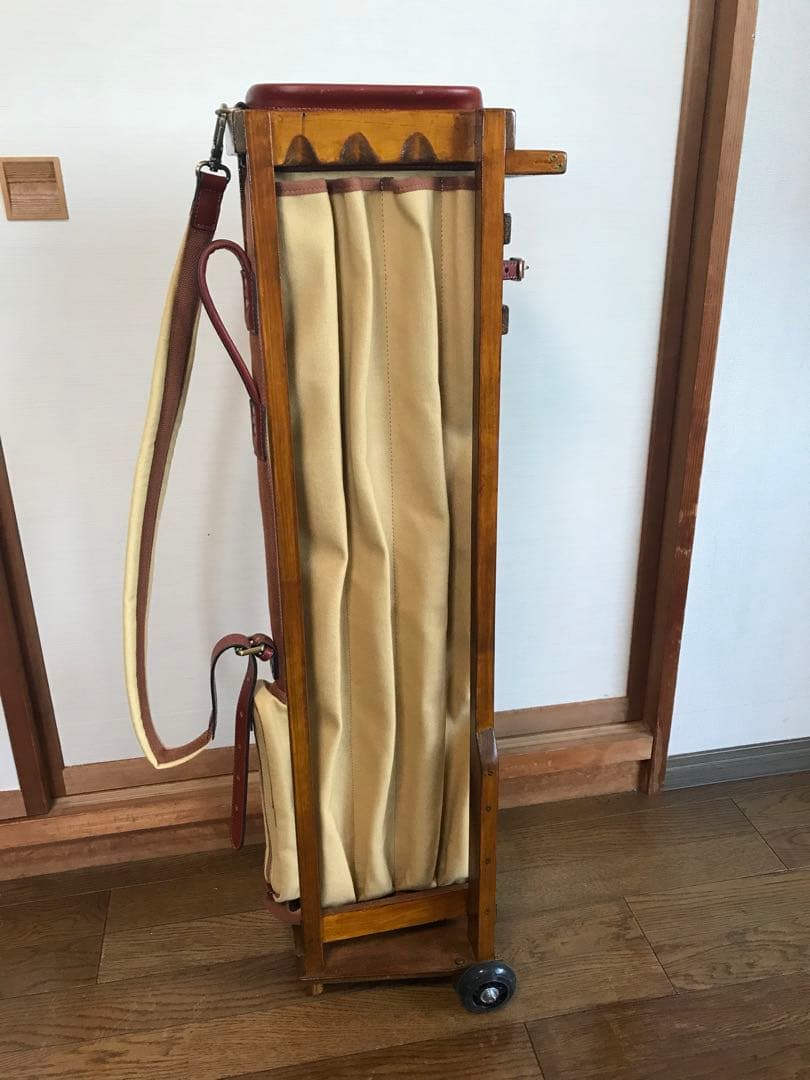 和風ゴルフスタンドバッグ帆布　　　Tourbonカスタム