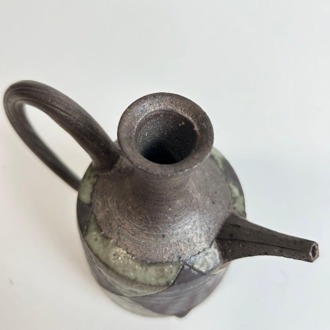 【未使用保管品】波多野正典 釉彩水注 茶道具