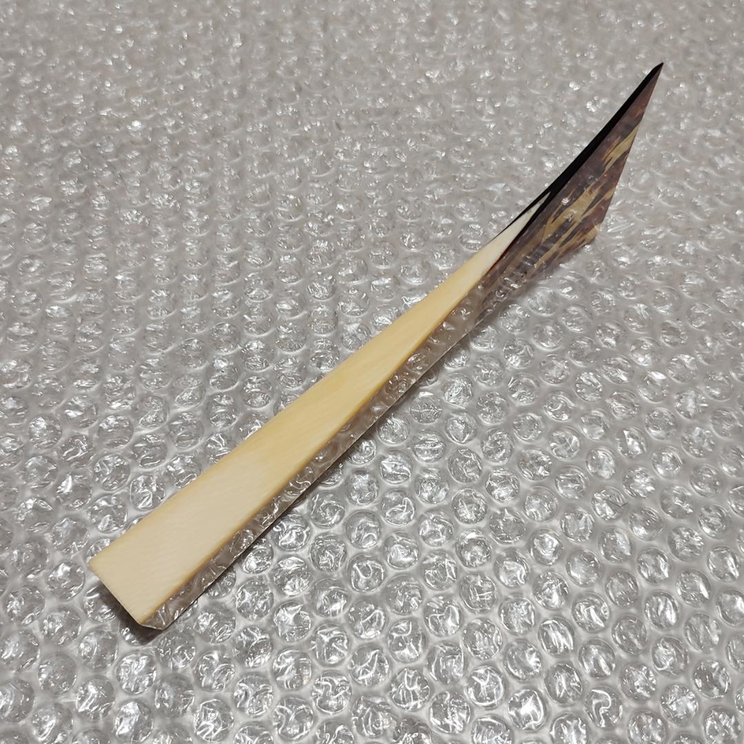 【最高級】天然素材台 地唄べっ甲撥 三味線 バチ