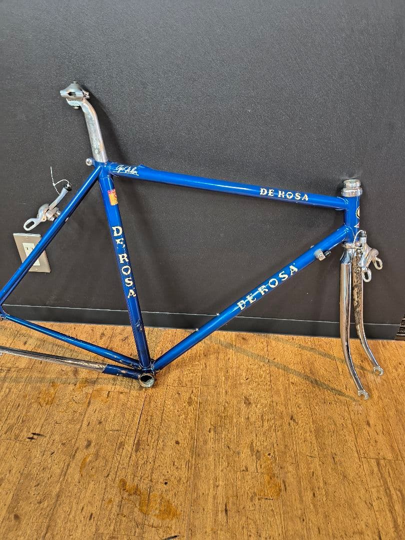 DE ROSA ロードバイクフレーム 青