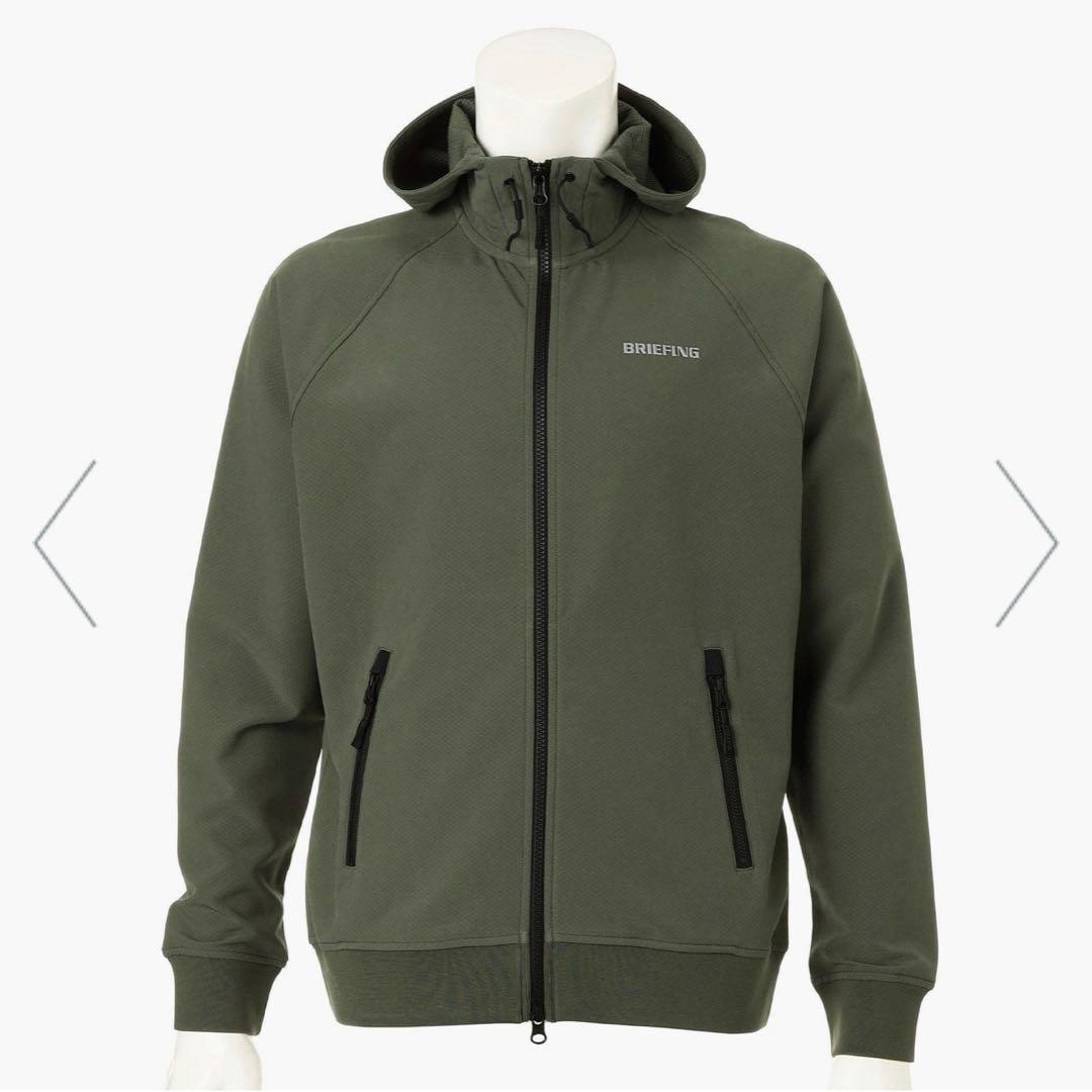 25秋冬モデル　ブリーフィング　ジャケット　M〜L相当　カーキ　パーカ　ブルゾン
