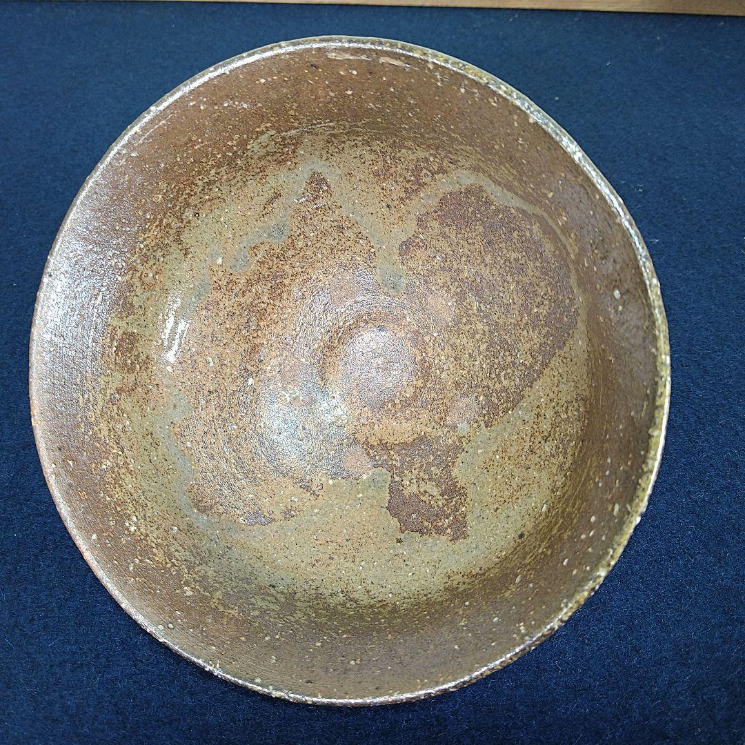 Ａ952 聞慶窯 陶泉干漢鳳作 高麗 茶碗 柿のへた蔕 共箱 未使用 茶道具