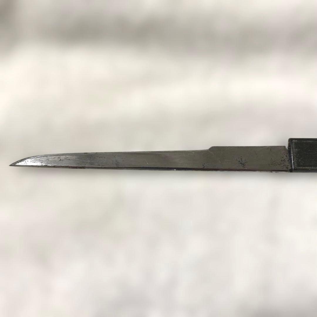 B-40 小柄　在銘　龍図　武具　刀装具　日本刀　時代物　美術品　工芸品　骨董品