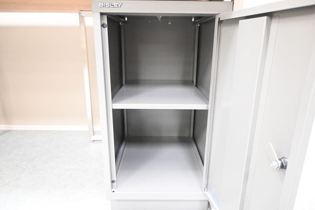 BISLEY ビスレー デスク Lフット キャビネット ワゴン付