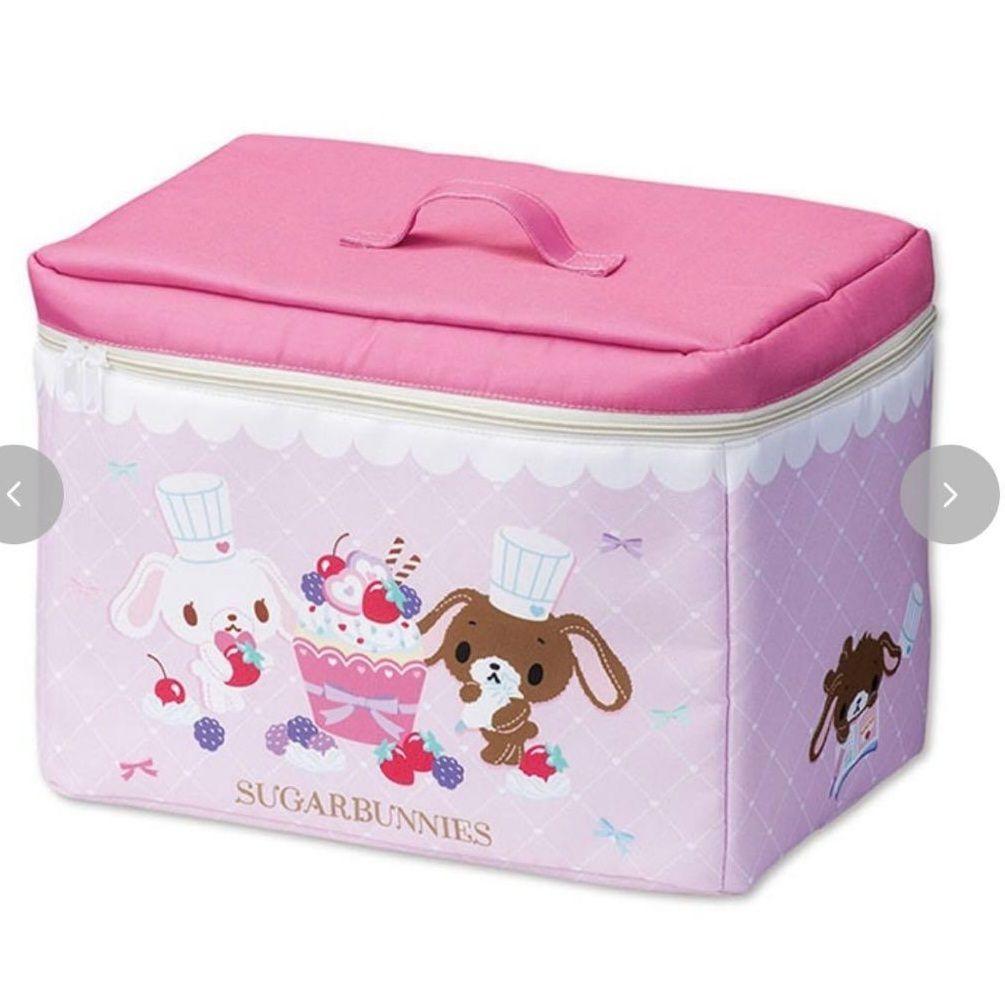 ②点セット　シュガーバニーズ　収納ボックス　ドット　レア　サンリオ