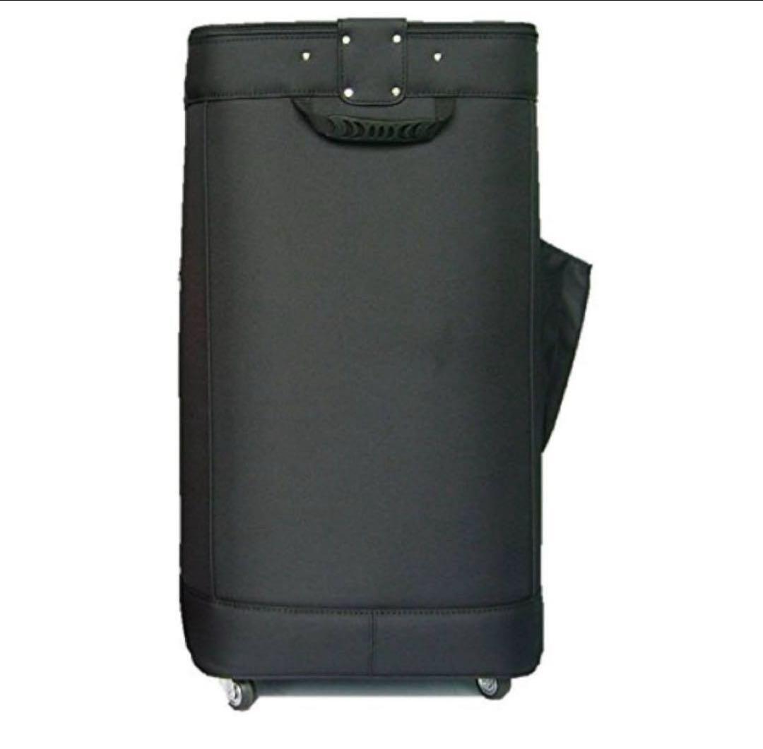 キャスター付き ゴルフクラブ収納バッグ 【ブラック】