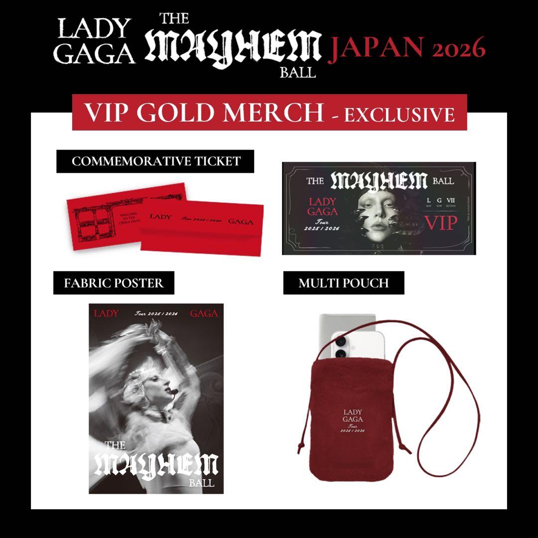 新品未開封　LADY GAGA VIP GOLD MERCH