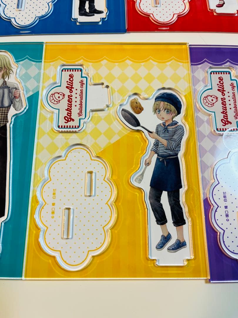 学園アリス コラボカフェアクスタコンプリートセット新品未使用品