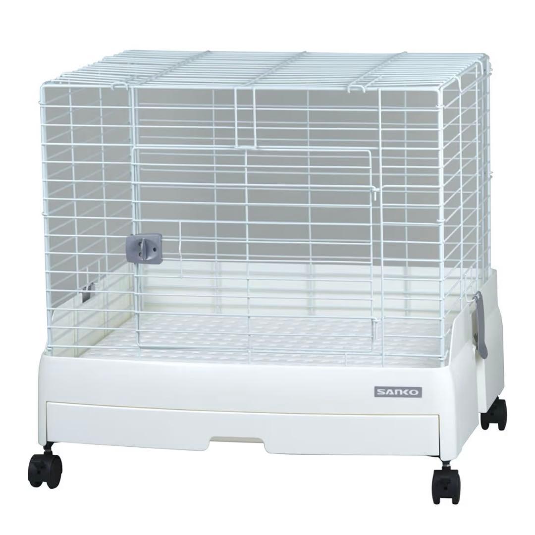 SANKO イージーホーム 60 ホワイト、ラビットフードボックスセット