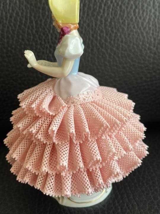 ドイツ　ジッツエンドルファ　レース人形　箱付　ドレスデン