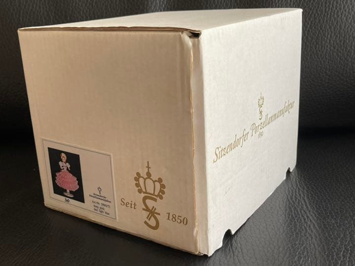 ドイツ　ジッツエンドルファ　レース人形　箱付　ドレスデン