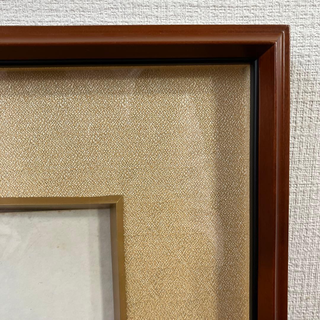 色紙額　加藤晨明「着物美人」