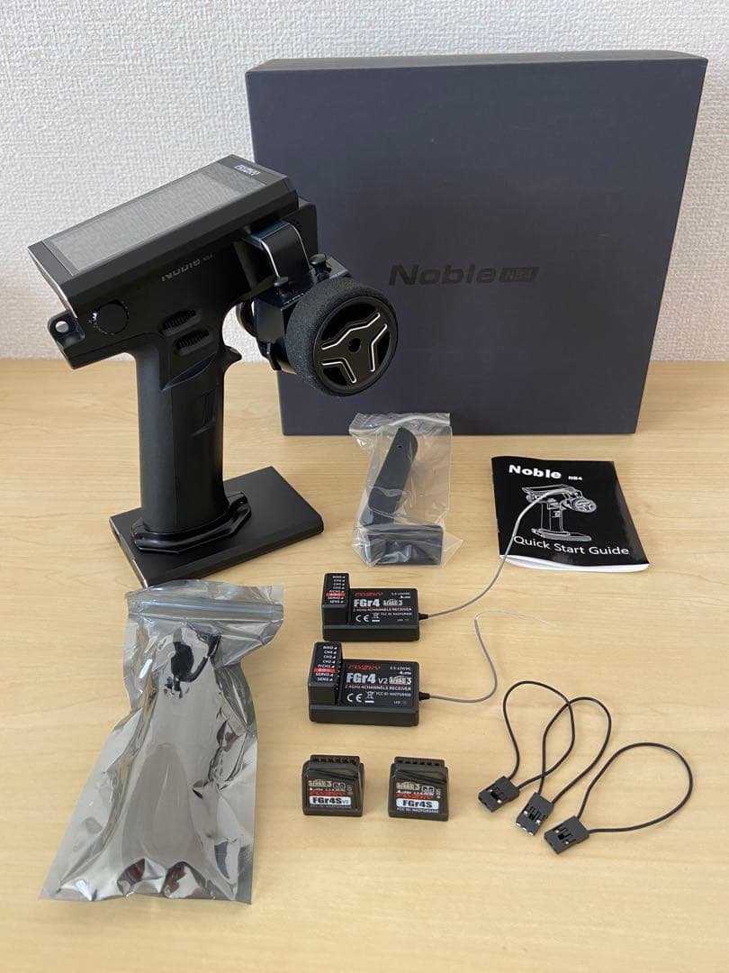 中古 FLYSKY Noble NB4 送信機　 受信機4個セット