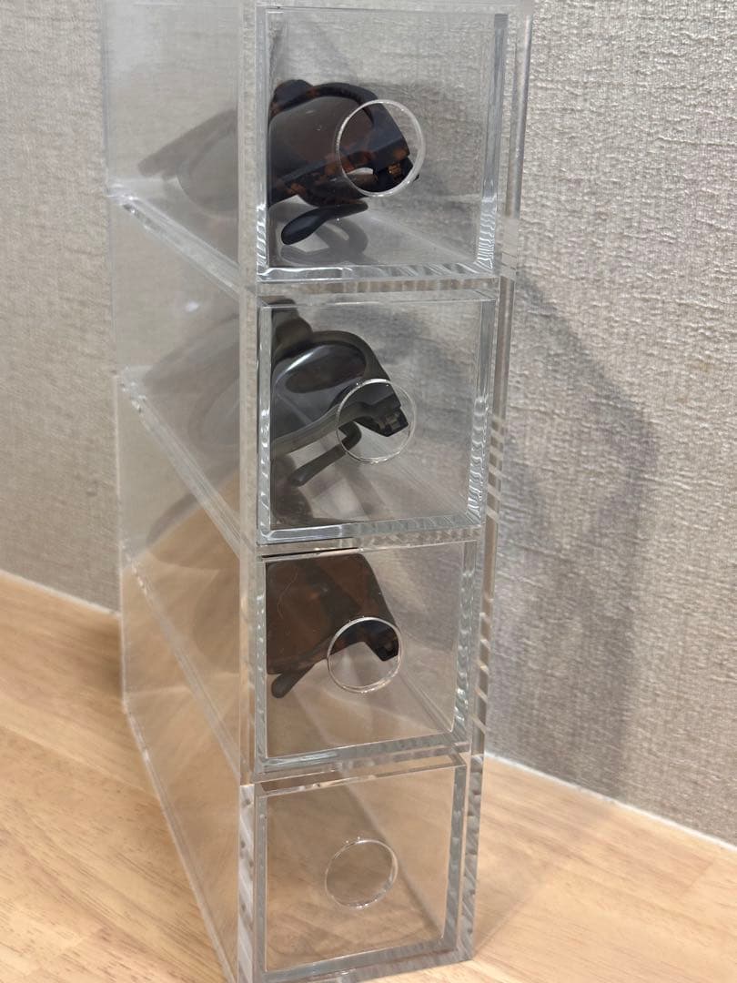 gdoorサングラス 3個セット無印アクリルケース付き