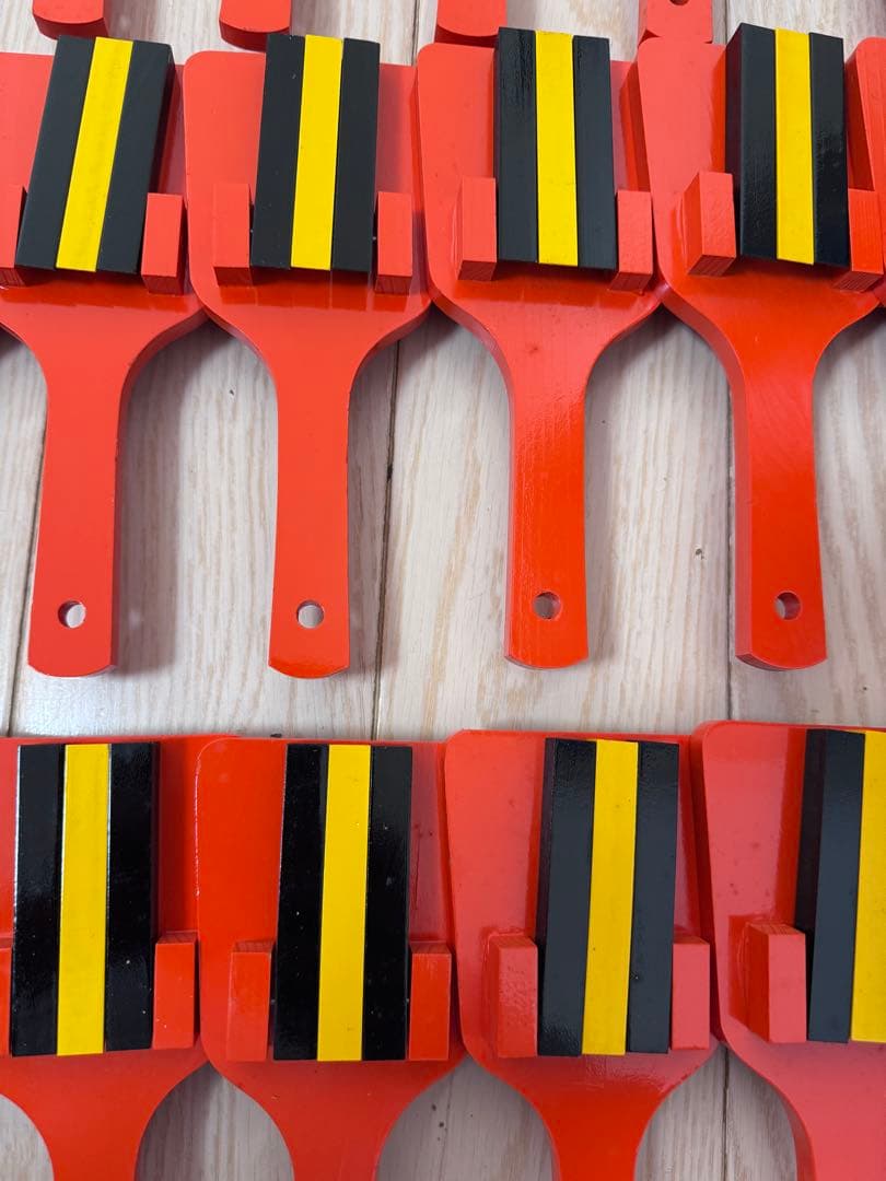 檜製 鳴子 赤黒ストライプ 2個セット✖︎20箱