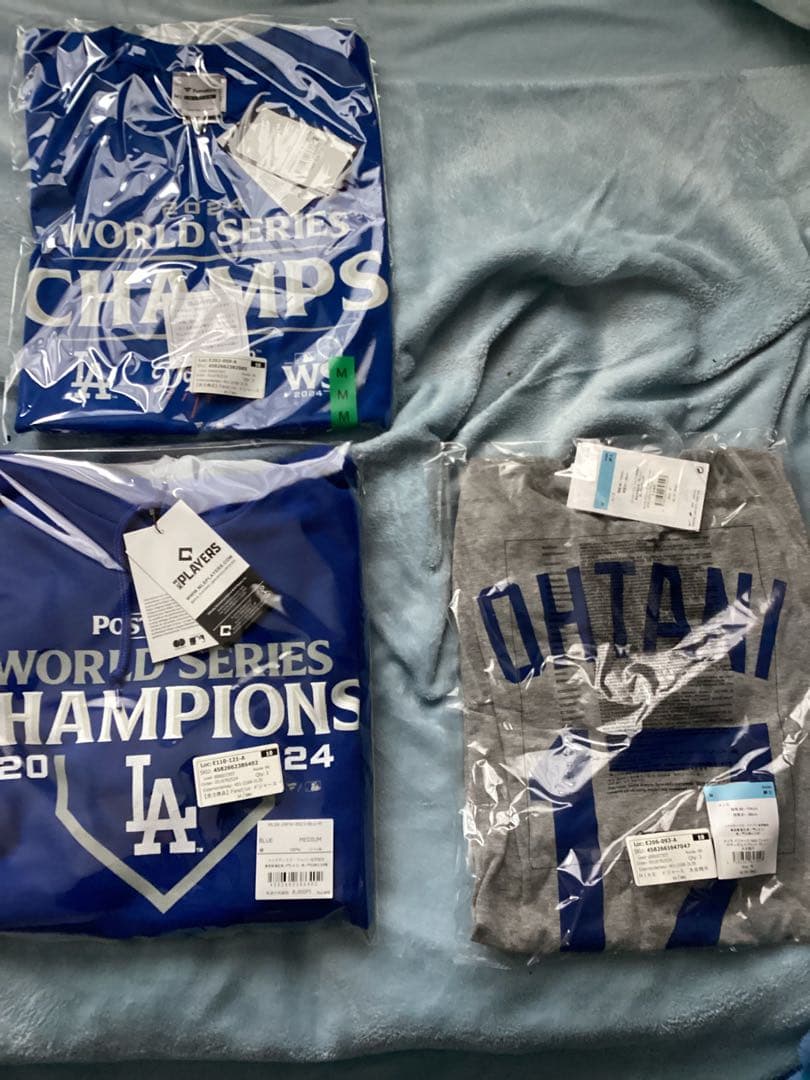 LA ワールドシリーズチャンピオンズ ユニフォーム　3点セット　未使用　美品