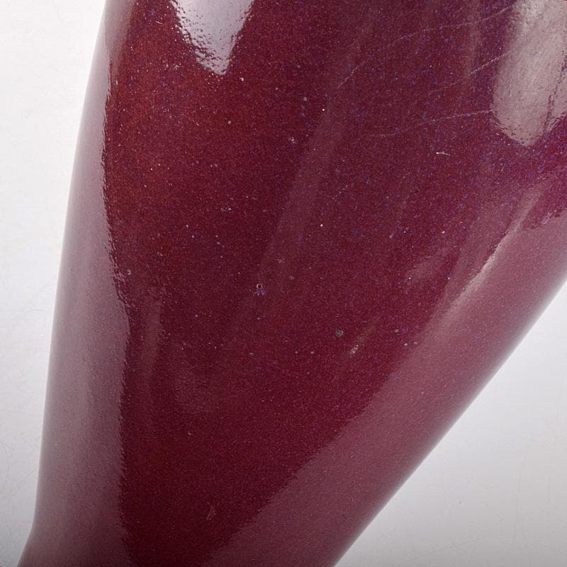 中国　辰砂紅釉　珊瑚釉梅瓶　M　R4734B