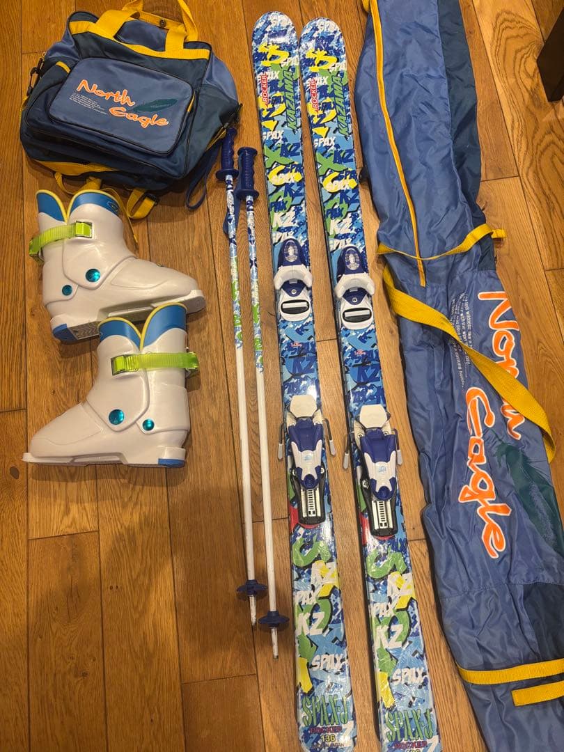 子供　スキーセット　スキー板　136㎝　 靴　23㎝