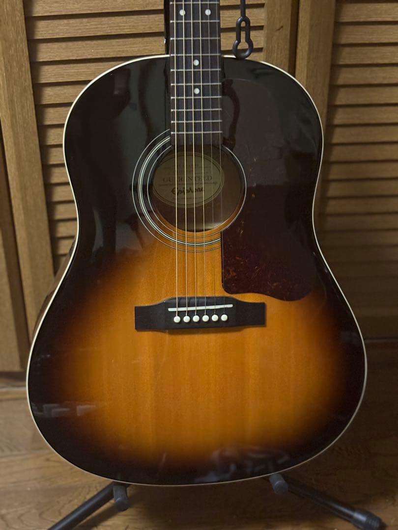 ラスト追い値下げ！！【牛骨仕様•美品✨】エピフォン☆EJ-45！茶色！