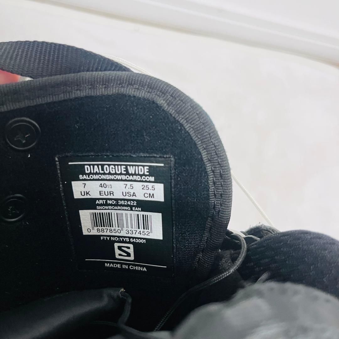 SALOMON DIALOGUE WIDE 25.5 cm ブーツ