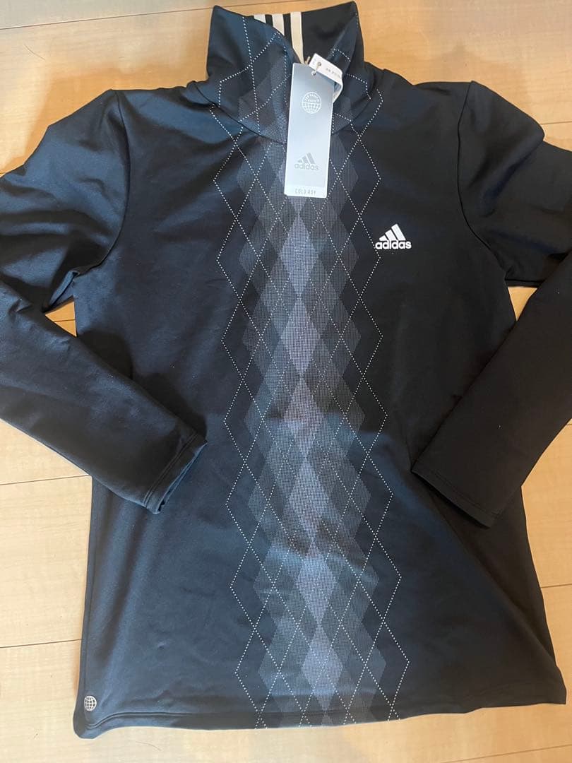 新品　アディダス　adidas ゴルフ　モックネック　スカート　L 裏起毛