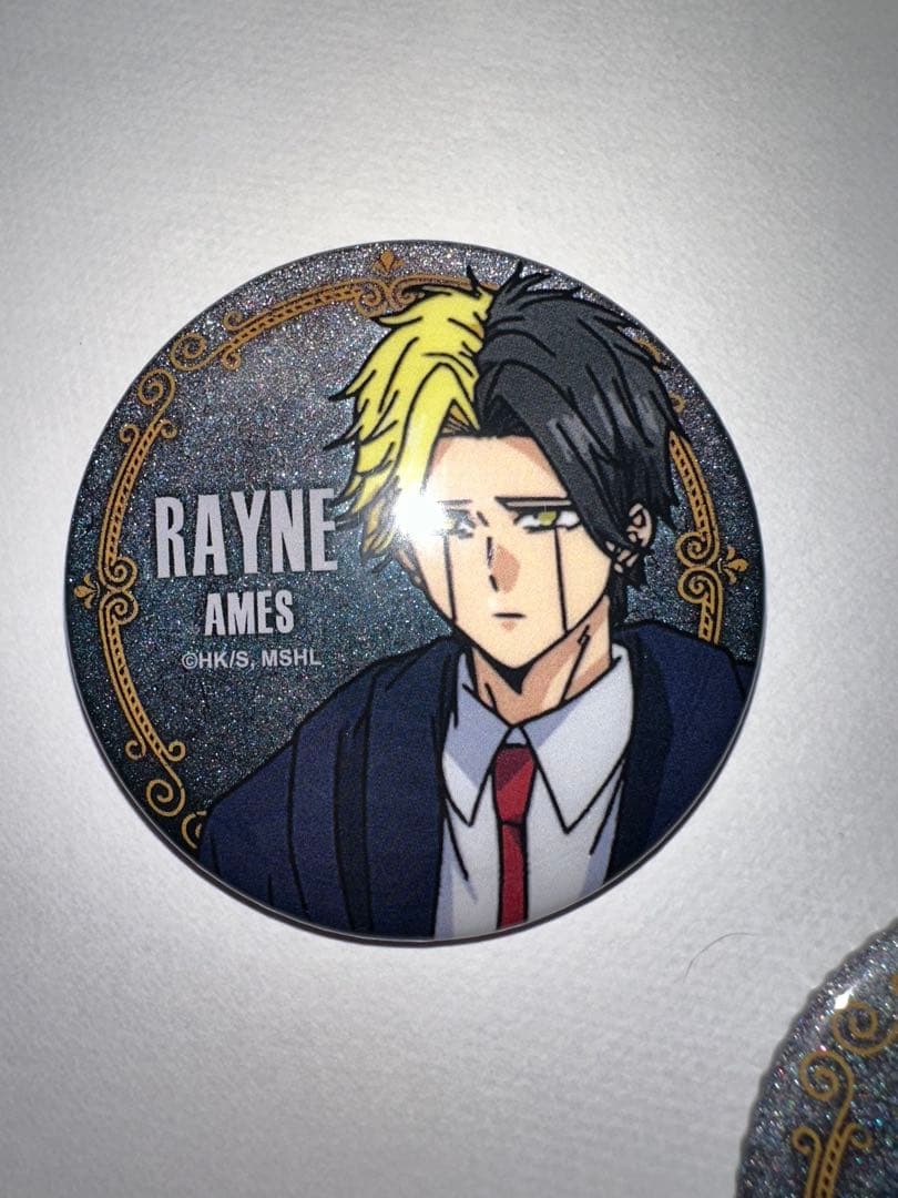 マッシュル　MASHLE レイン・エイムズ　キラキラ缶バッジ