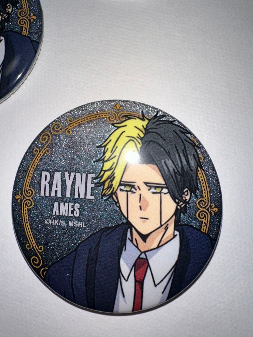 マッシュル　MASHLE レイン・エイムズ　キラキラ缶バッジ